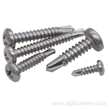 DIN7504K stainless steel 304 external hexagon flange face self -tapping screw